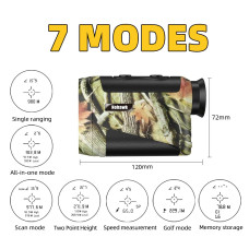 Лазерний далекомір Nohawk A2-1000 Camo (1000 м)